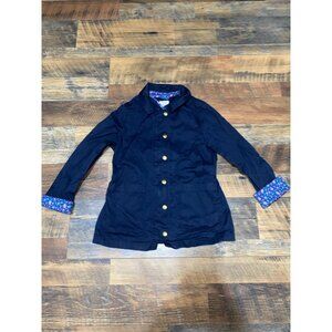 Crewcuts Girls Spring Jacket with‎ Floral Cuffs